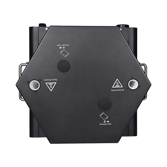 Double Head Rotating Electronic Spin Dual Cold Spark Machine 1500W 2pcs / flight case