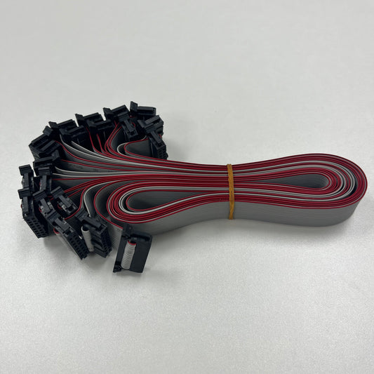 Power Ribbon Cables for Euro rack Synths - 24Inch 60cm 5x 16P