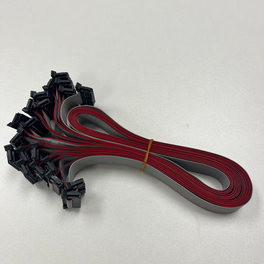 Power Ribbon Cables for Euro rack Synths - 30Inch 76cm 5x 16P