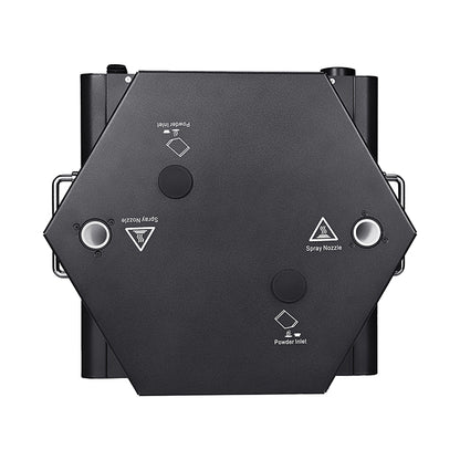 Double Head Rotating Electronic Spin Dual Cold Spark Machine 1500W 2pcs / flight case