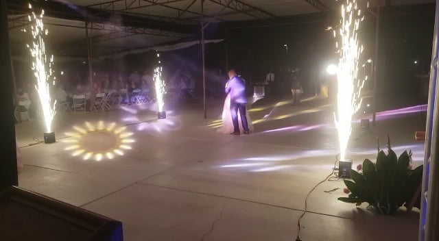 Iluminación escénica y efectos Máquina de chispas frías 650W