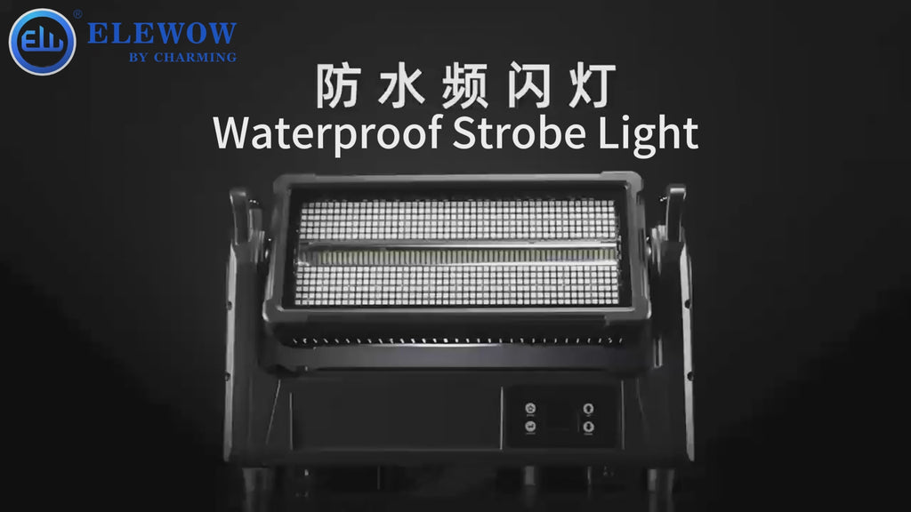 Moving Head Waterproof Strobe Light 2pc flight case