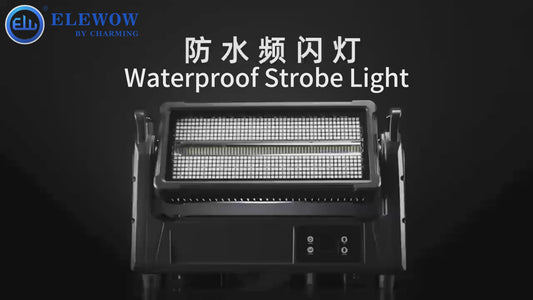 Moving Head Waterproof Strobe Light 2pc flight case